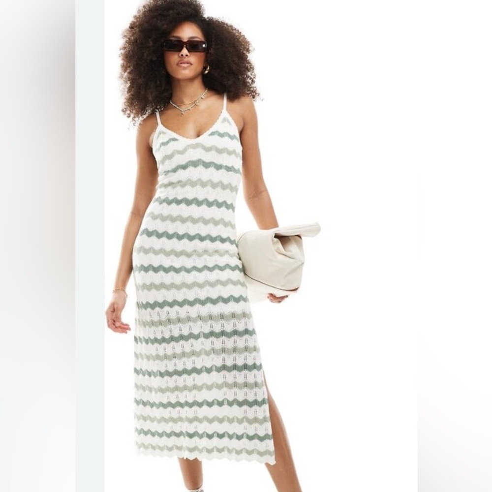 Hollister Crochet Style Midi Dress